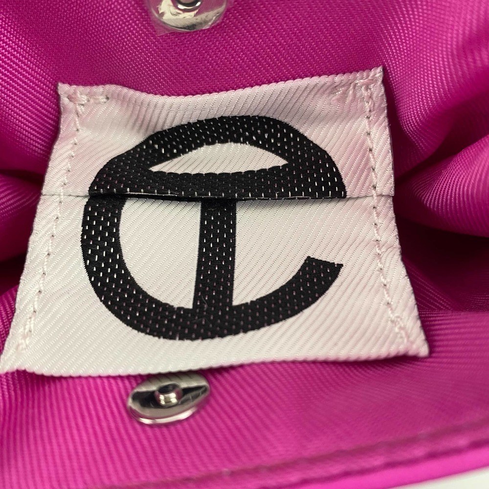 Telfar Azalea Small Pink Tote Leather Bag - Picture 8 of 14